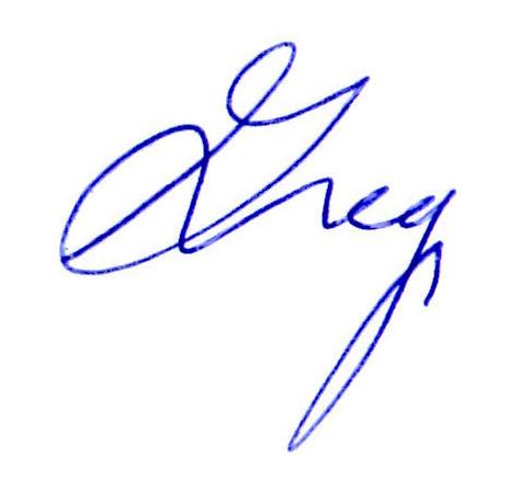 greg signature